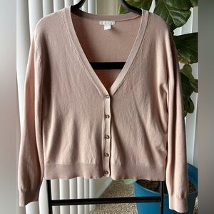 H&M M Chic Women's Cardigan Sweater - Soft Pink